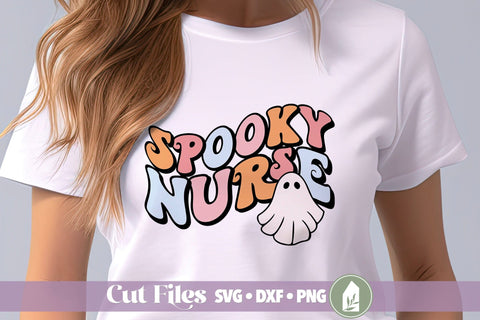 Spooky Nurse SVG, Retro Halloween SVG SVG LilleJuniper 