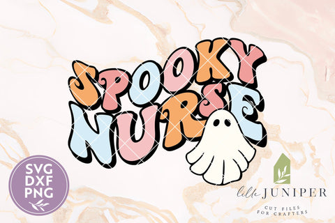 Spooky Nurse SVG, Retro Halloween SVG SVG LilleJuniper 