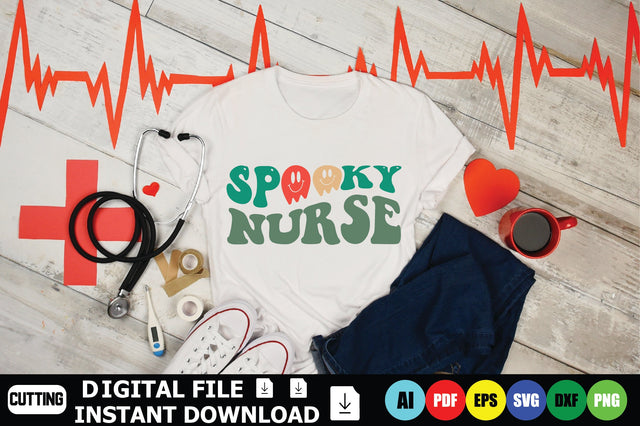 Spooky Nurse SVG Shahin alam 