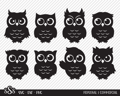Spooky Owl Bundle | Halloween SVG SVG Texas Southern Cuts 
