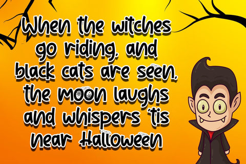 Spooky Party Font Stefani Letter 