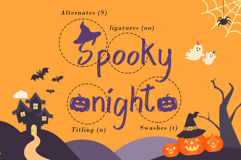 Spooky Place Font AEN Creative Store 