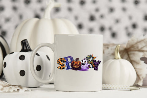Spooky PNG, Halloween Sublimation Design Sublimation CraftLabSVG 