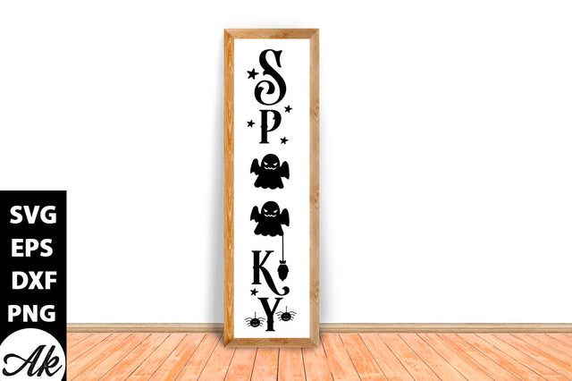 Spooky Porch Sign SVG akazaddesign 