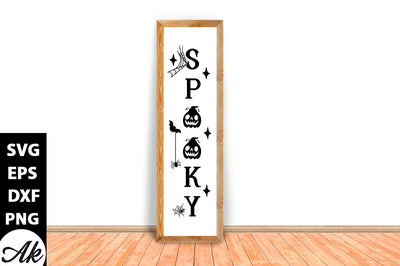 Spooky Porch Sign SVG akazaddesign 