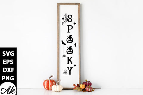 Spooky Porch Sign SVG akazaddesign 