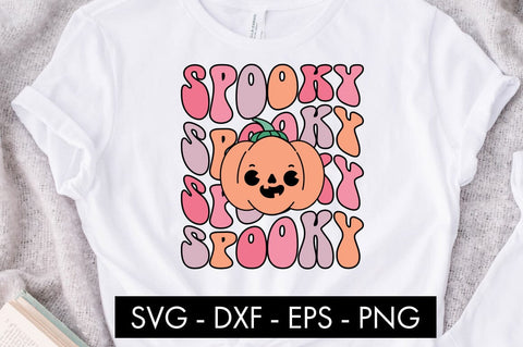 Spooky Pumpkin Halloween SVG Cut File PNG Sublimation SVG Freeling Design House 