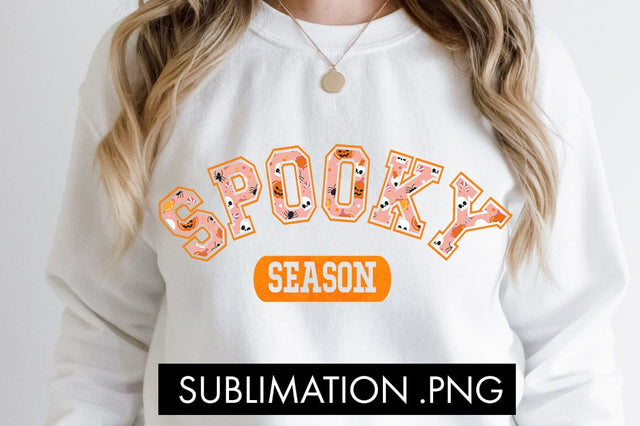 Spooky Season College PNG Sublimation SVG Freeling Design House 