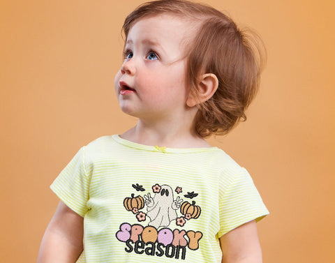 Spooky season embroidery design, Halloween embroidery, 4 sizes, instant download Embroidery/Applique DESIGNS ArtEMByNatalia 