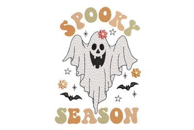 Spooky Season Embroidery Design, Halloween Embroidery File, 4 sizes, Instant Download Embroidery/Applique DESIGNS Nino Nadaraia 