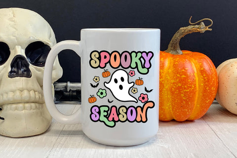Spooky Season Groovy Halloween Sublimation I Retro Halloween Sublimation Happy Printables Club 