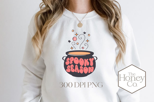 Spooky Season Halloween Sublimation Witch Cauldron Sublimation The Honey Company 