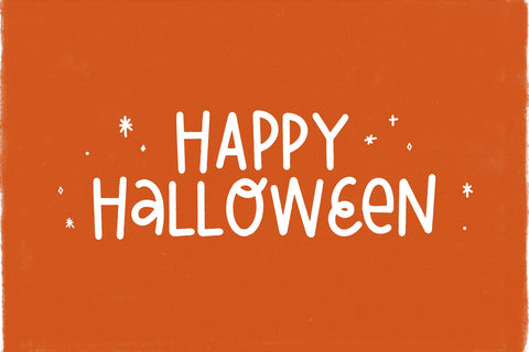 Spooky Season - Handwritten Font with Doodles! Font KA Designs 