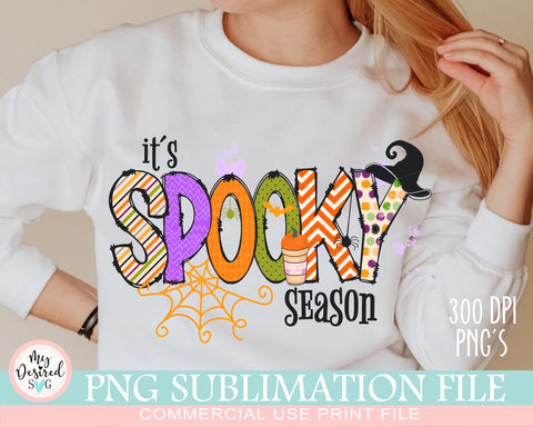 Spooky Season PNG, Halloween Png, Funny Spooky Season, Cute Halloween, Witchy png, Stay Spooky, boo kids png Halloween Sublimation Designs Sublimation MyDesiredSVG 