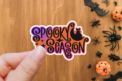 Spooky Season PNG - Halloween Printable Sticker Sublimation CraftLabSVG 
