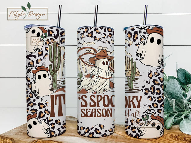Spooky Season png, Halloween Sublimation Tumbler, 20oz Skinny Tumbler Wrap, halloween pattern, Spooky Sublimation Tumbler Png, Fall season Sublimation iStyleDesign 