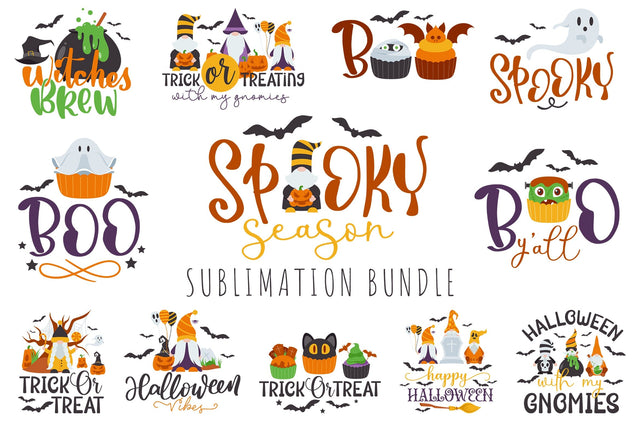Spooky Season Sublimation Bundle | Halloween Sublimation Sublimation dapiyupi store 
