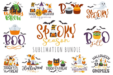 Spooky Season Sublimation Bundle | Halloween Sublimation Sublimation dapiyupi store 