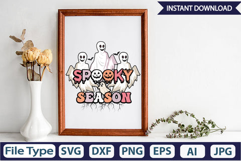 Spooky Season Sublimation Design Sublimation DesignPlante 503 