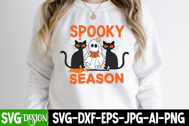 Spooky Season SVG Cut File, Spooky Season SVG Design, Halloween Sublimation PNG, Halloween SVG Bundle,Halloween SVG Quotes,Halloween PNG, Halloween SVG SVG BlackCatsMedia 