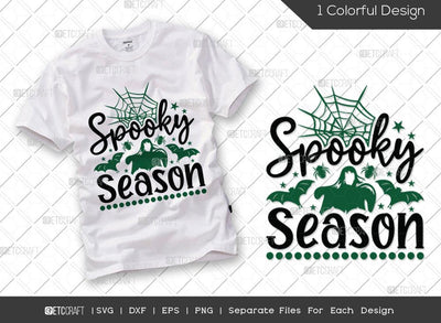 Spooky Season SVG Cut File | Spooky Vibes Svg | Ghost Svg | Spooky Season Svg | Holiday Svg | Halloween Svg | Funny Halloween Quote SVG ETC Craft 