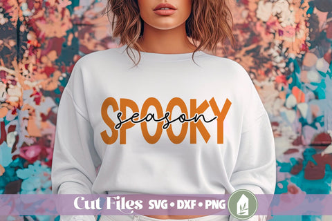 Spooky Season SVG, Cute Halloween Shirt Design SVG LilleJuniper 