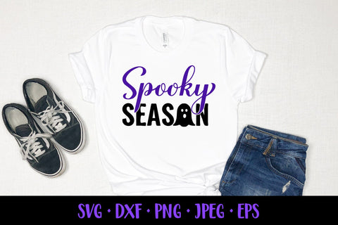 Spooky season SVG. Funny Halloween quote. Shirt design SVG LaBelezoka 