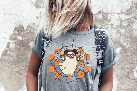 Spooky Season SVG Retro Halloween Ghost Cut File SVG OrangeBrushStudio 