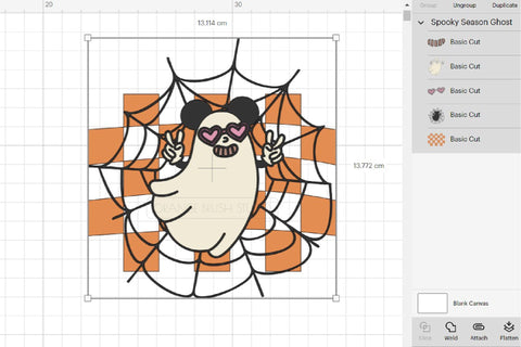 Spooky Season SVG Retro Halloween Ghost Cut File SVG OrangeBrushStudio 
