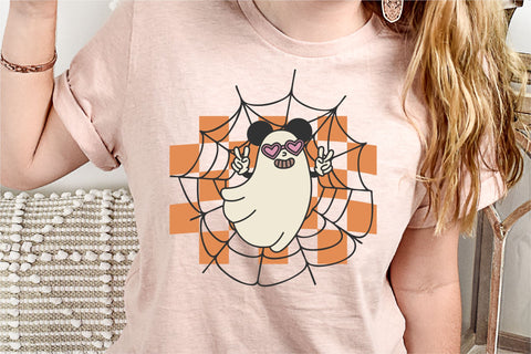 Spooky Season SVG Retro Halloween Ghost Cut File SVG OrangeBrushStudio 