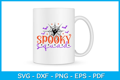 Spooky Squad Halloween Sublimation SVG PNG PDF Cut File SVG Creativedesigntee 