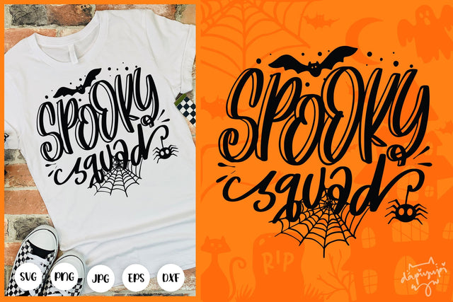 Spooky Squad SVG Halloween Quotes SVG dapiyupi store 