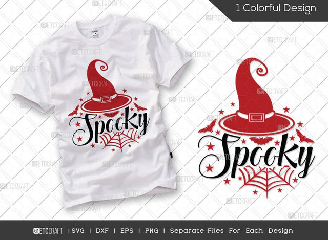 Spooky SVG Cut File | Spooky Vibes Svg | Ghost Svg | Spooky Season Svg | Holiday Svg | Halloween Svg | Funny Halloween Quote SVG ETC Craft 