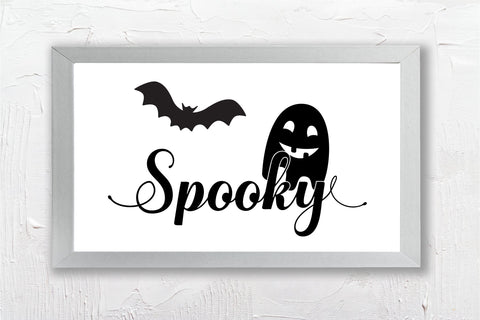 Spooky SVG. Farmhouse Halloween SVG. Halloween Sign SVG Olga Terlyanskaya 