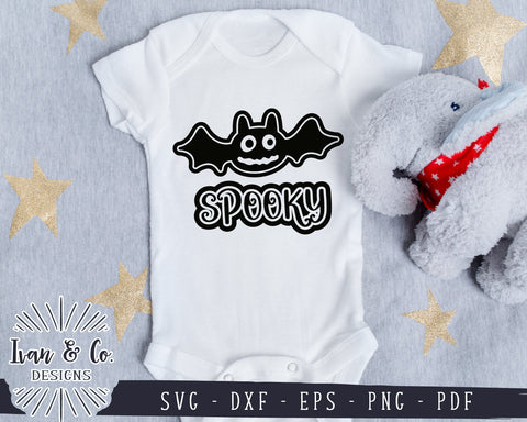 Spooky SVG Files | Cute Bat Svg | Halloween Svg | Halloween Shirts Svg | Commercial Use | Digital Cut Files (1288577529) SVG Ivan & Co. Designs 