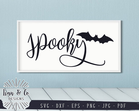 Spooky SVG Files | Halloween | Bat SVG (877250993) SVG Ivan & Co. Designs 
