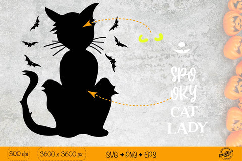 Spooky svg| Halloween SVG| Spooky cats SVG SVG Createya Design 