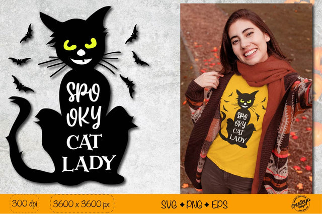 Spooky svg| Halloween SVG| Spooky cats SVG SVG Createya Design 