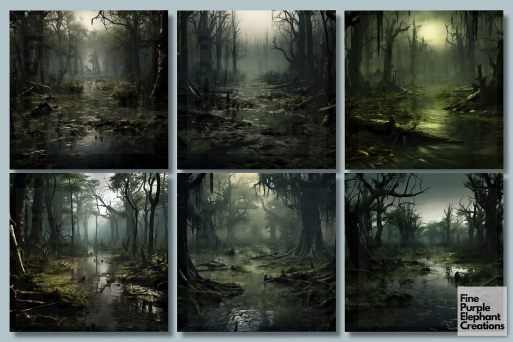 Spooky Swamp | Scary Halloween - So Fontsy