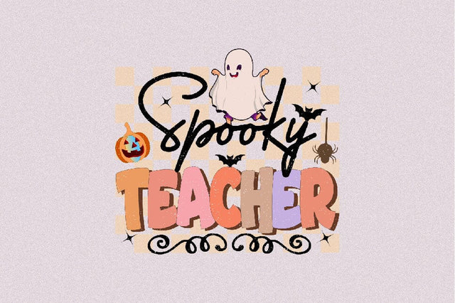 Spooky Teacher Sublimation SVGArt 