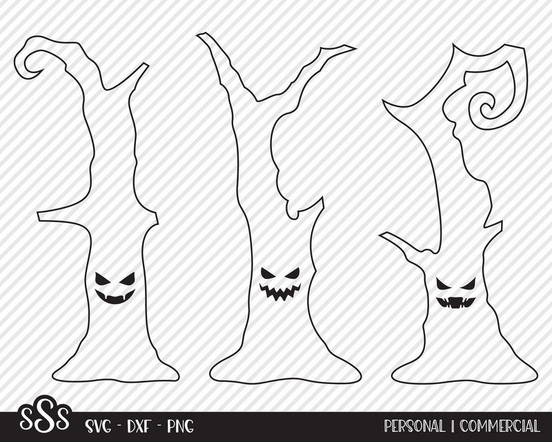 Spooky Tree Bundle | Halloween SVG SVG Texas Southern Cuts 