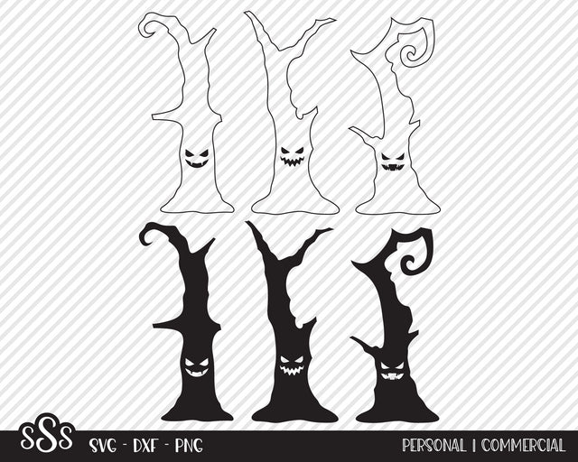 Spooky Tree Bundle | Halloween SVG SVG Texas Southern Cuts 