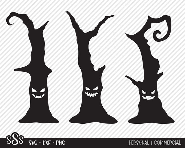 Spooky Tree Bundle | Halloween SVG SVG Texas Southern Cuts 