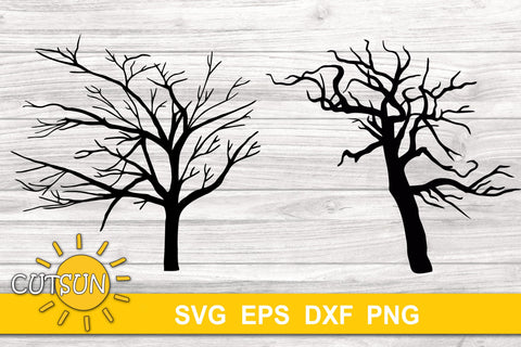 Spooky Trees Bundle of 10 cut files | Halloween SVG SVG CutsunSVG 
