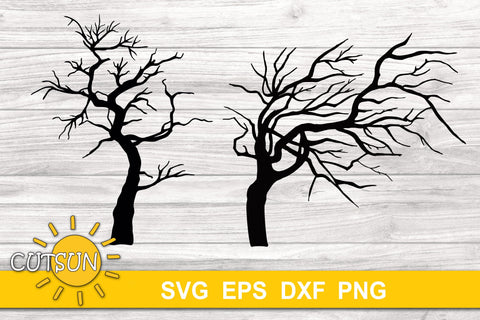 Spooky Trees Bundle of 10 cut files | Halloween SVG SVG CutsunSVG 