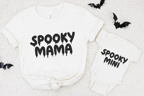 Spooky Vibes - Dripping Halloween Font Font KA Designs 