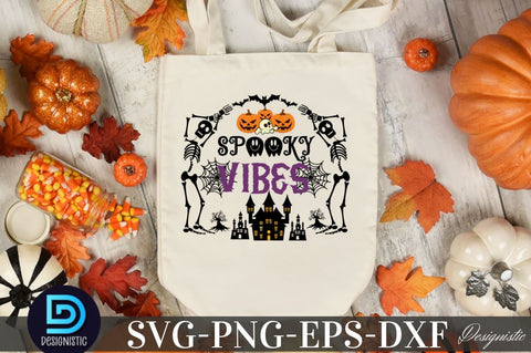 Spooky vibes, Halloween SVG Design SVG DESIGNISTIC 
