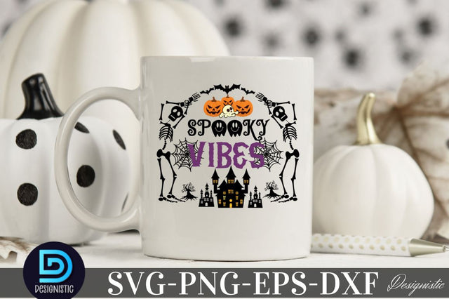 Spooky vibes, Halloween SVG Design SVG DESIGNISTIC 