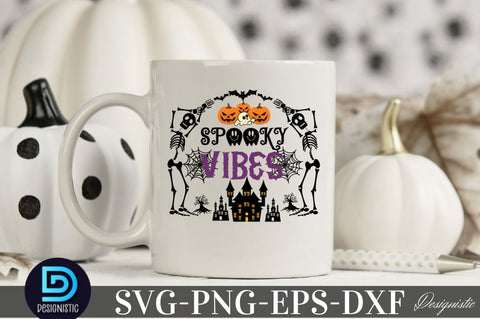 Spooky vibes, Halloween SVG Design SVG DESIGNISTIC 