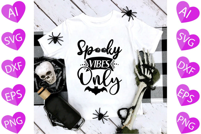 Spooky Vibes Only SVG CraftlabSvg29 